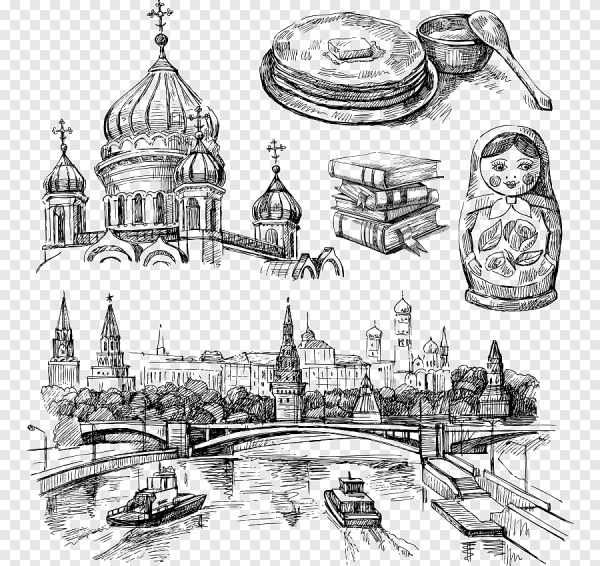 Зарисовка достопримечательностей