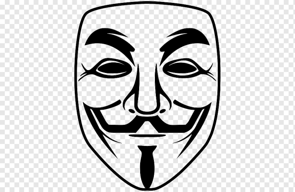 Гай Фокс маска разрисовка