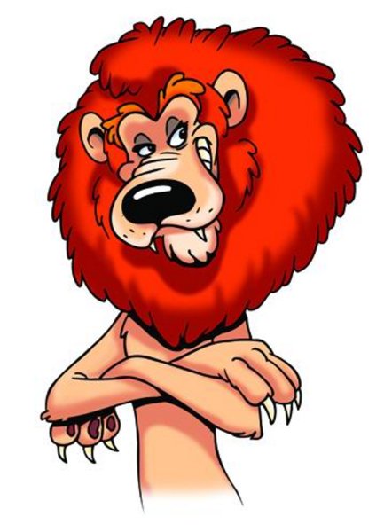 Лев мультяшный