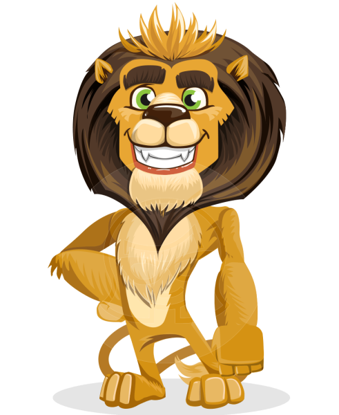 Лев мультяшный