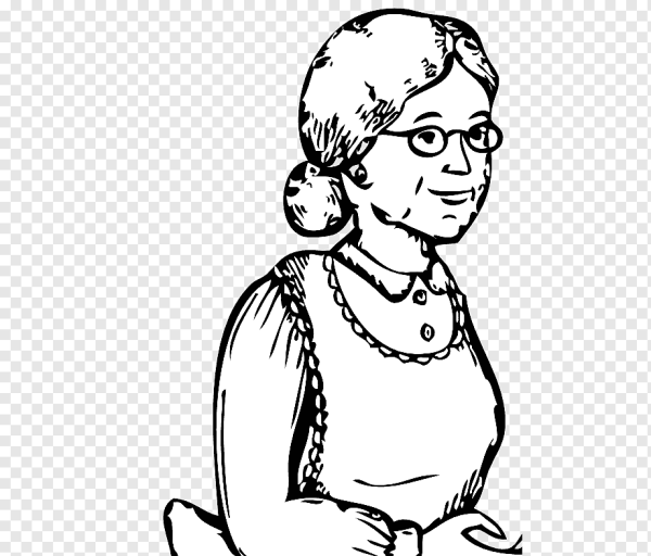 Grandmother раскраска