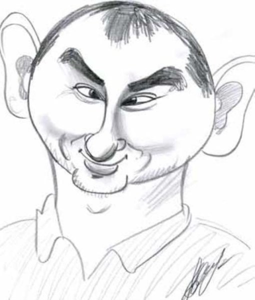 Художник Константин Куксо шаржи