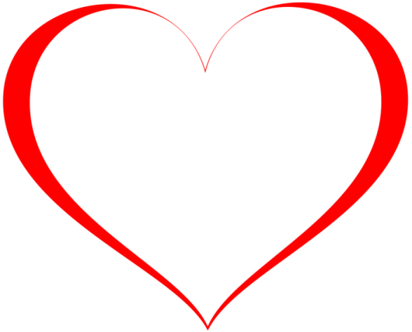 Сердечко контур