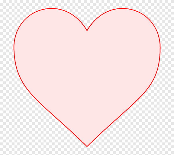 Нарисовать сердечко большое