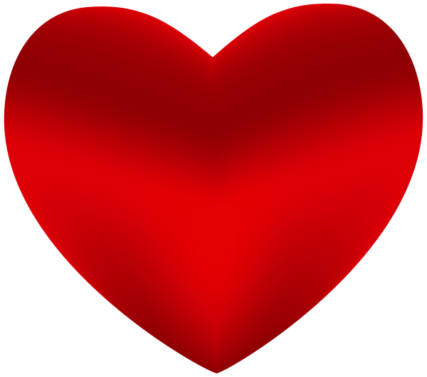 Сердце красного цвета