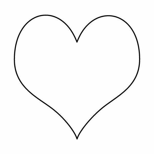Сердце шаблон