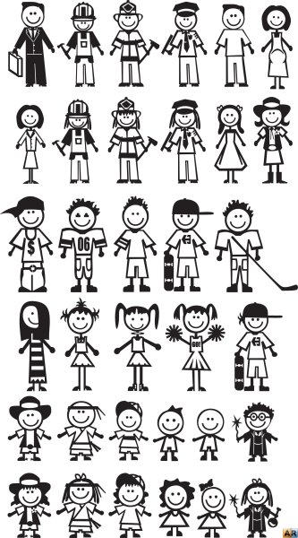 Нарисованный человечек