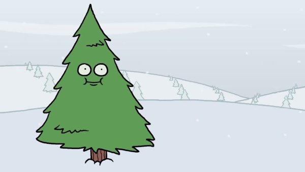 Елочка из мультика