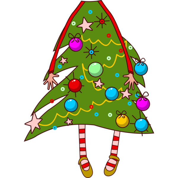 Елки мультяшные