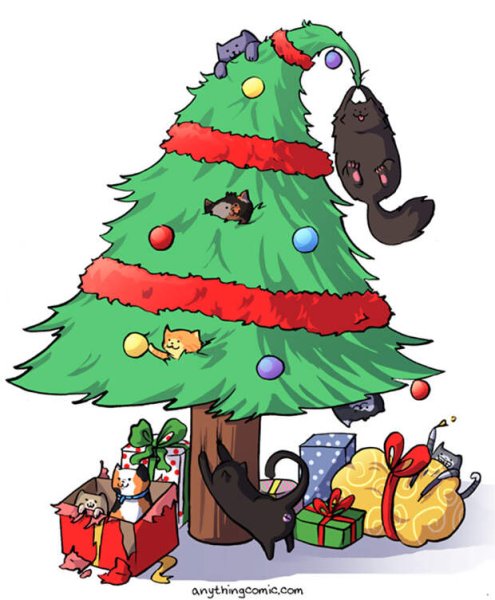 Смешная елка