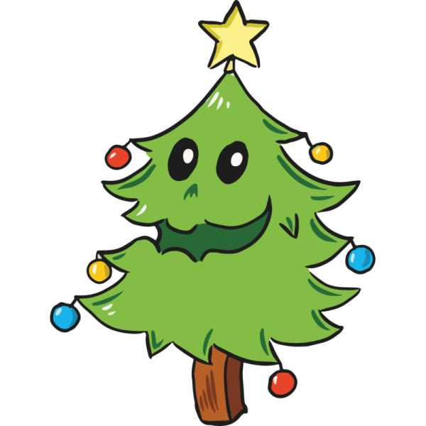 Елки мультяшные