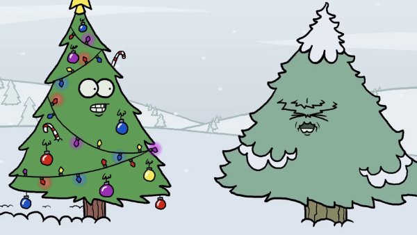 Грустная елочка