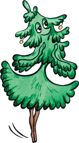 Веселая Танцующая елка