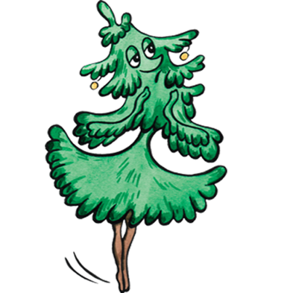 Веселая Танцующая елка