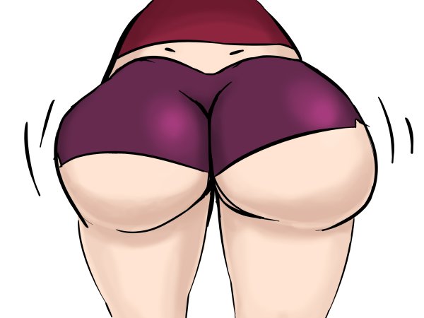 Ягодицы мультяшные