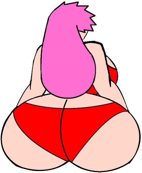 Большие ягодицы мультяшные