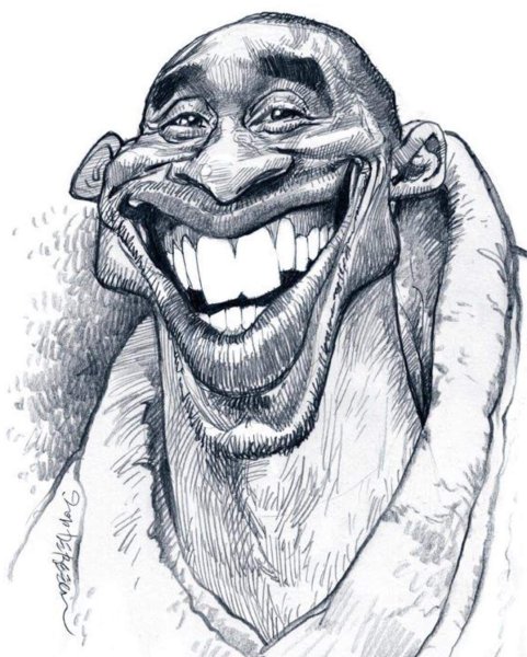 Рисованные рожи