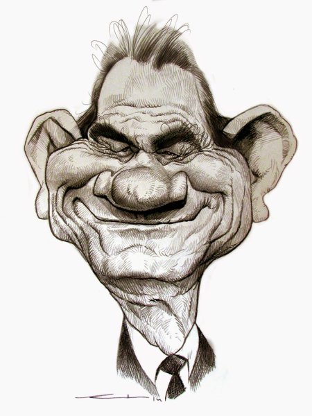 Рожа карикатура