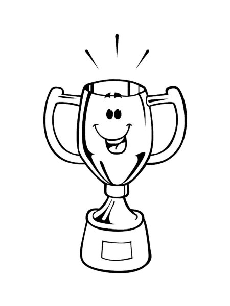 Кубок раскраска