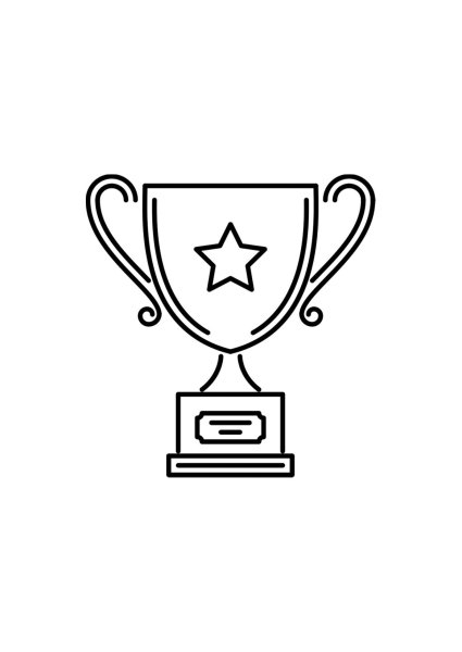 Кубок черно белый