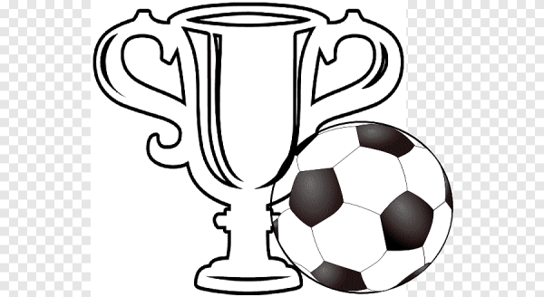 Кубок раскраска для детей