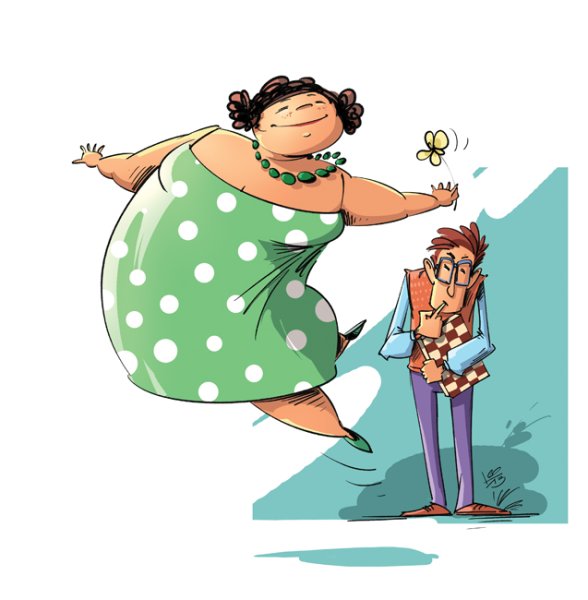 Смешные иллюстрации женщин