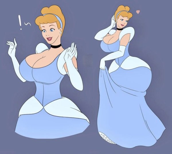 Breast Expansion принцессы Диснея