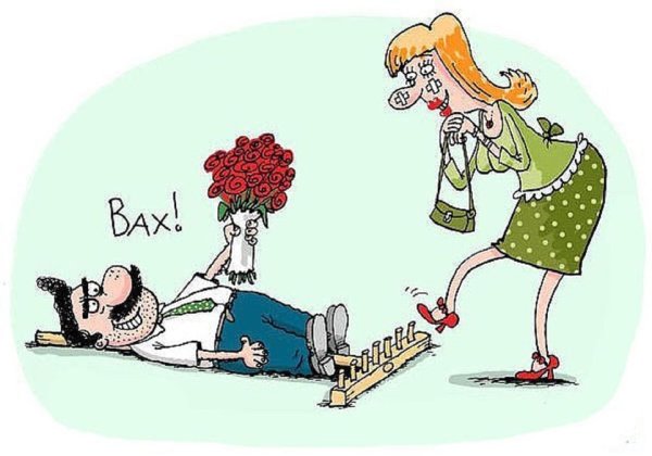 Карикатуры на женщин смешные