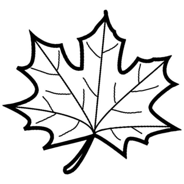 Дерево черно белое для детей