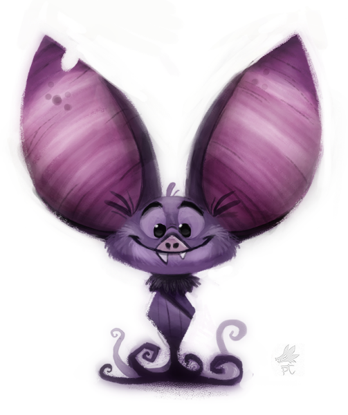 Летучая мышка мультяшка