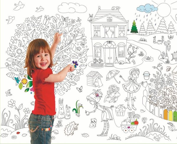 Плакат раскраска