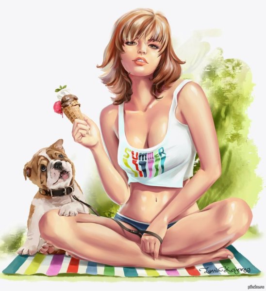 Цифровой художник Лорри Kajenna Кайенна