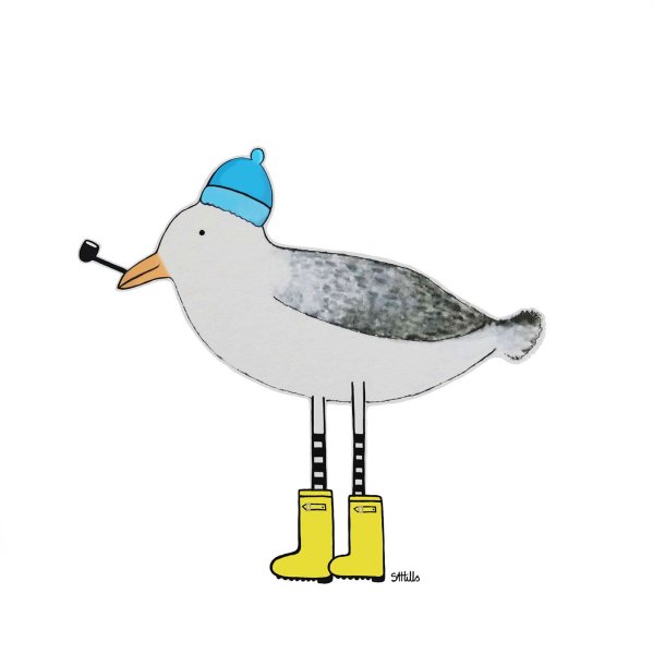 Чайка иллюстрация