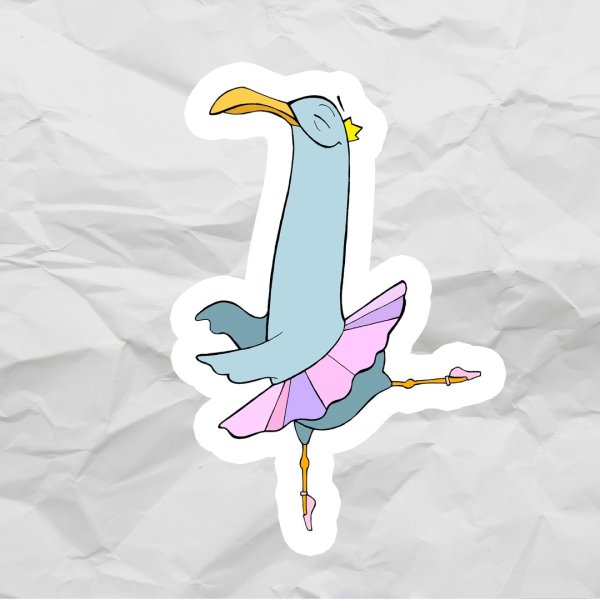 Чайки смешные мультяшные