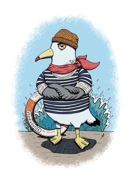 Моряк рисунок