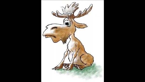 Грустный олень