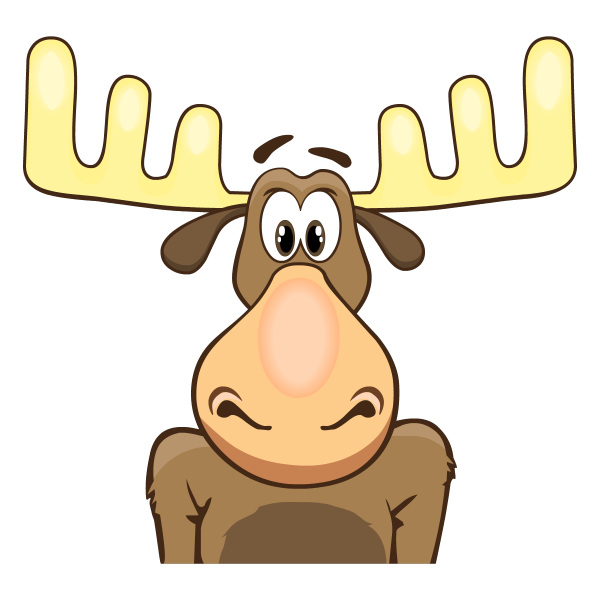 Лось мультяшный