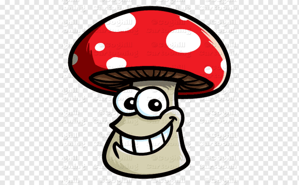 Грибы мультяшные