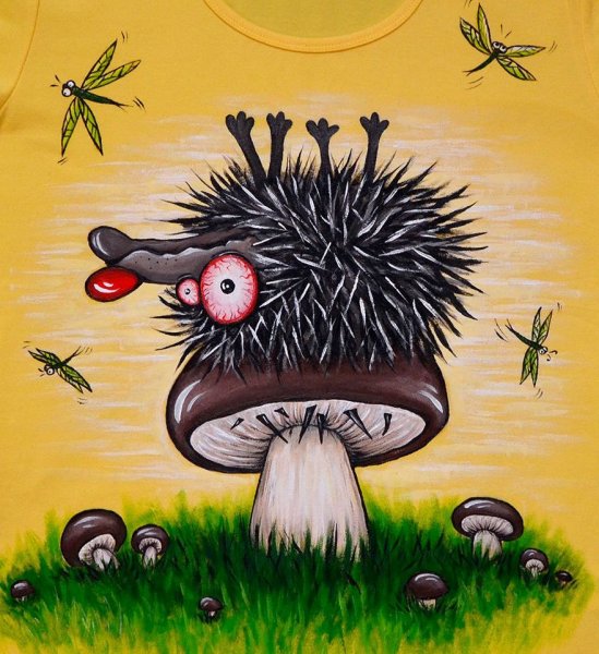 Смешные грибы рисунки