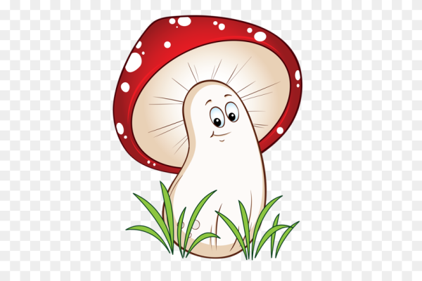 Мухомор мультяшный