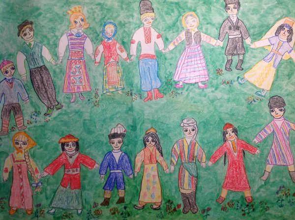 Многонациональная Россия рисунки