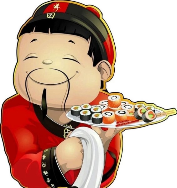 Японец мультяшный