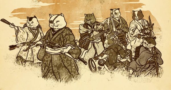 Кот Самурай