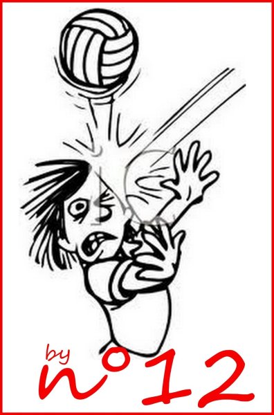 Волейбол карикатура