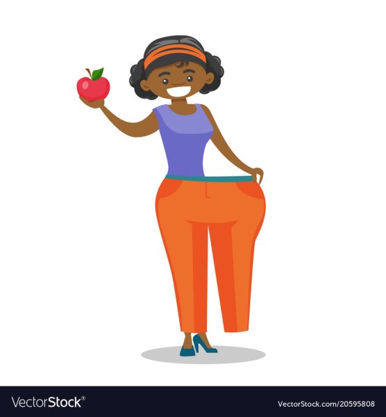 Женщина в брюках вектор