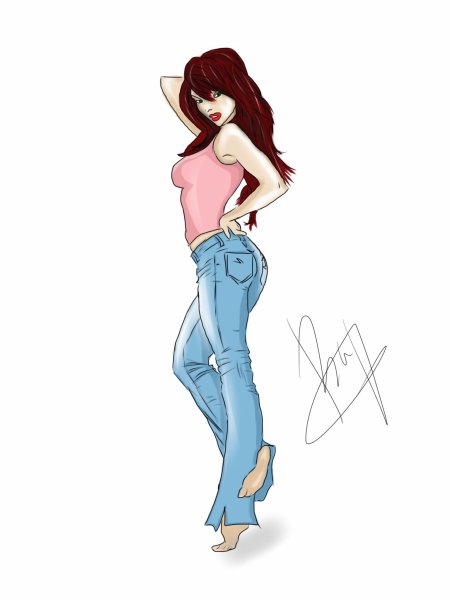 Девушки в джинсах