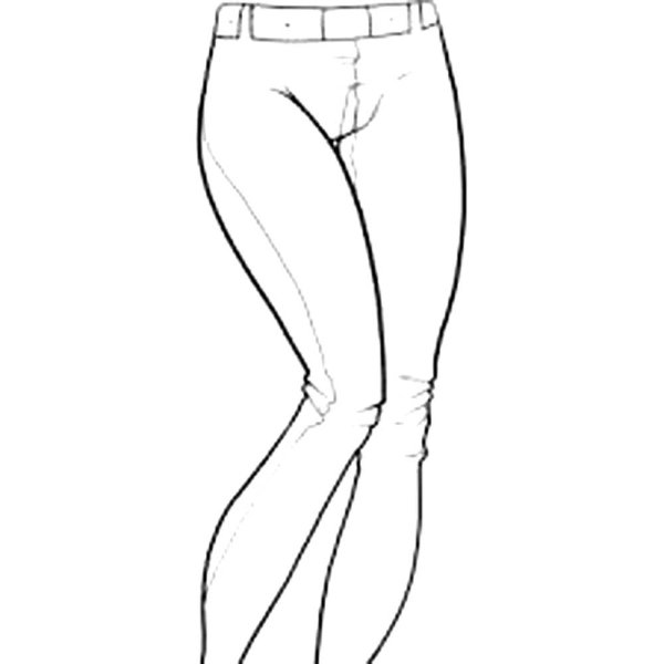 Джинсы раскраска