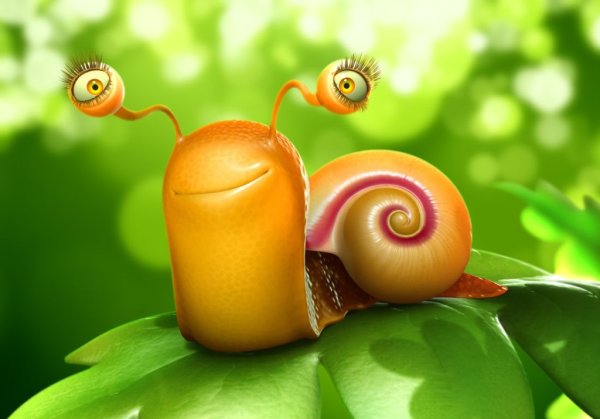 Улитка улыбается