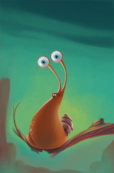 Улитка из мультика