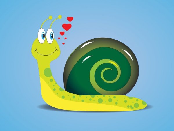 Улитка из мультика